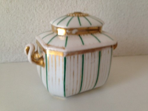 Ancien sucrier porcelaine - , de
