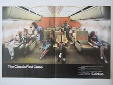 10/1983 PUB AIRBUS INDUSTRIE AIRBUS A300 A310 AIRLINER FIRST CLASS ORIGINAL AD