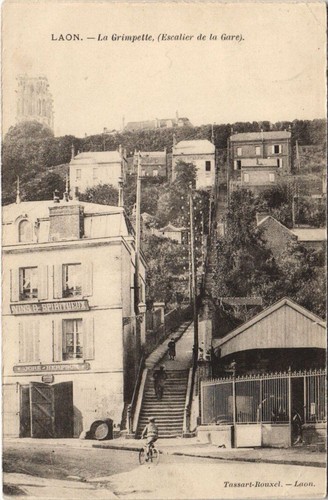 Cpa laon grimpette - la,