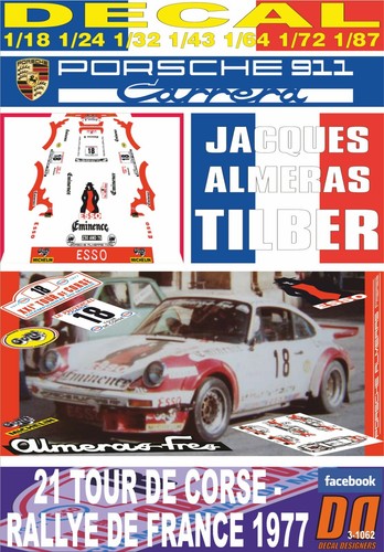 Decal porsche 911 - 911, carrera