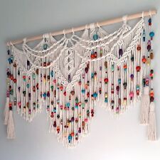 Macramé - Tenture murale - Décoration murale - 100x80 cms