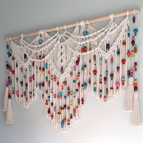 Macramé tenture murale - -,