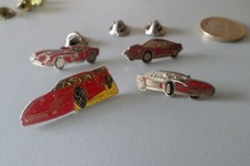 lot de 4 Badge pin s broche FERRARI voiture rouge F40