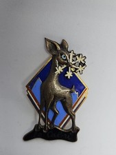 Insigne, broche médaille ski