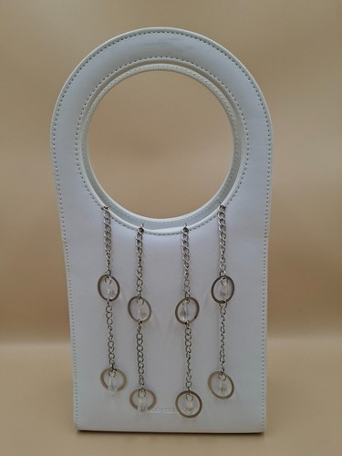 Mini sac blanc vintage paco - blanc,