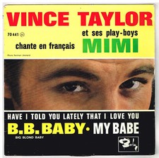 Vince TAYLOR    Mimi      7"  45 tours  EP