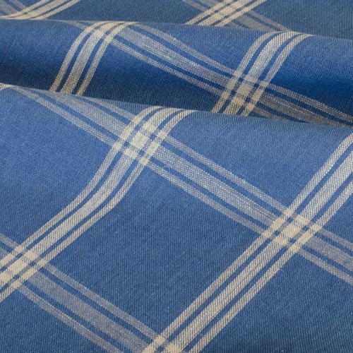 Toile lin quadrillage - toile,