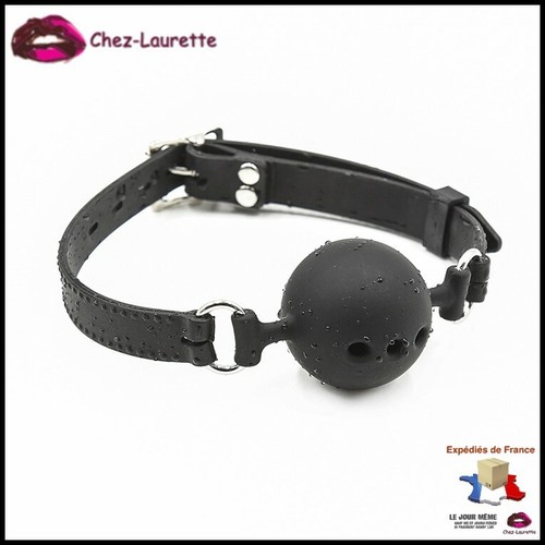Bâillon boule silicone - boule,