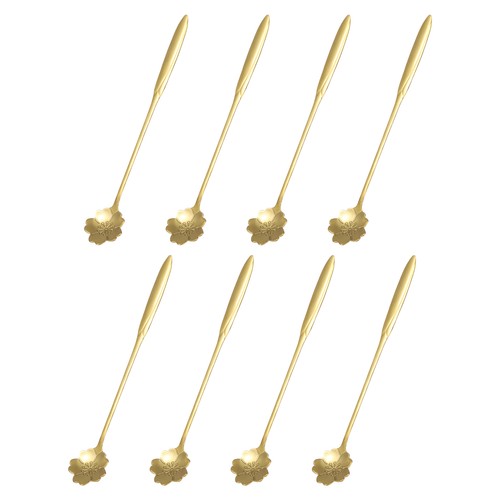 8pcs cuillères fleurs - cuillères,