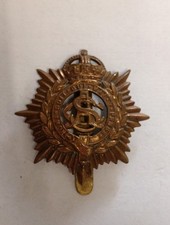 Insigne Militaire Anglais Original Cap Badge Royal Service Corps 