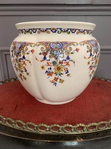 Vintage cache pot gien - vintage,