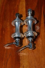 Moyeux Mavic early style 70's petites flasques 36 rayons 100 mm - 126 mm