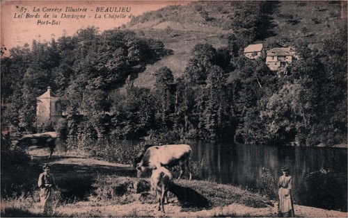 Cpa beaulieu les bords - les, de