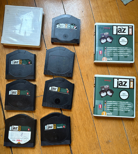 Lot 10x iomega jaz - 10x, and