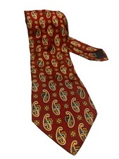 Vintage Cravate Giovanni Valentino Design 100% Soie Made In Italy