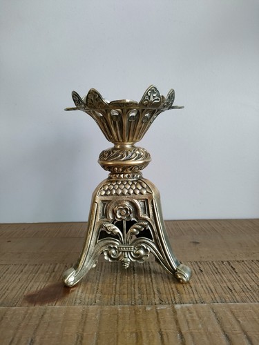 Ancien bougeoir laiton - ancien,