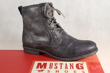 Mustang Bottes Bottines Bottes à Lacets Bottes Gris Neuf