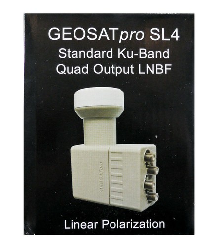 Geosatpro quad output lnb - output, ku