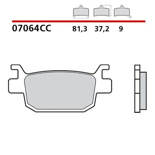 Kit plaquettes frein - kit,