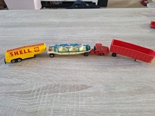 Norev Micro Miniature - Tracteur Unic + Container Ciment ,remorque Shell