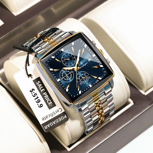 Montre bracelet carrée - carrée, en