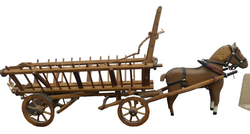 Charrette ancienne avec - charrette,
