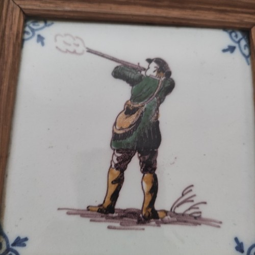 Ancien cadre tableau carreau - ancien,