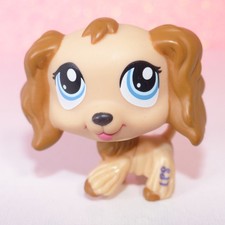 authentic LPS LITTLEST PETSHOP epagneul cocker spaniel 1318 chien dog hasbro