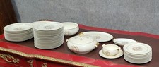 Vignaud a Limoges : Service de table Japonisant en porcelaine émaillée vers 1920