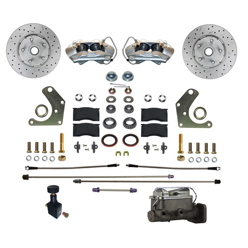 Front disc brake conversion - disc,