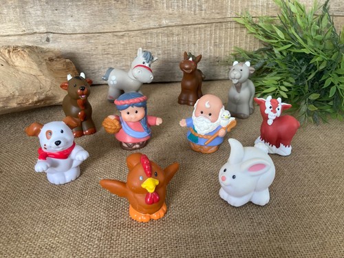 726 lot 10 figurines - de,