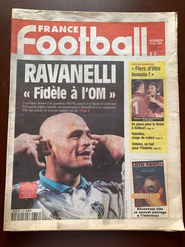 France football 1998 - france, 27/11/1998