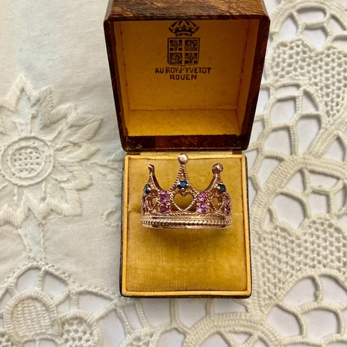 Ancienne bague couronne belle - ancienne,