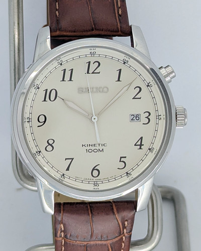 Seiko kinetic ska779p1 - kinetic, cream
