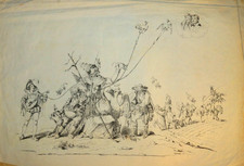 RARE CARICATURE POLITIQUE