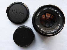 Objectif photo CANON LENS FD  1:1,8 / 50mm  très bon état +bouchons
