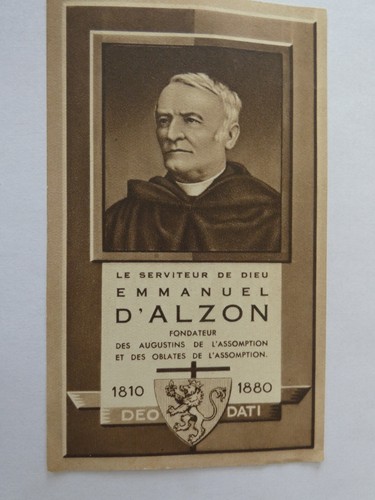 Image pieuse emmanuel alzon - emmanuel, d'alzon
