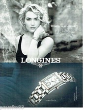 PUBLICITE ADVERTISING 066  2012  Longines montre Dolce Vita &Kate Winslet 4.6.16