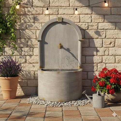 Fontaine murale jardin