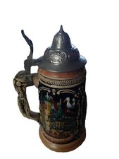 Ancienne Chope Bière "Colmar Kaysersberg Riquewihr - Zinn 94 % - 0,4 L