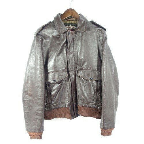 Schott veste cuir - schott, marron