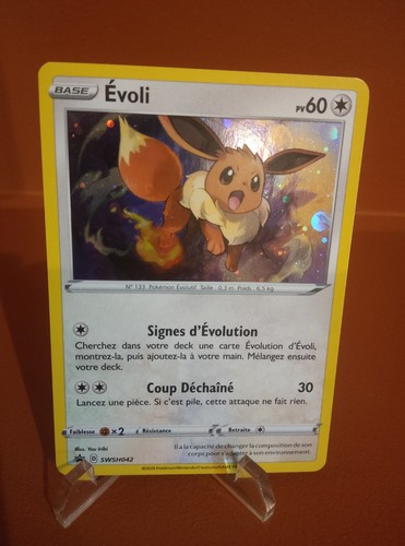 Carte pokémon swsh042 evoli - pokémon,