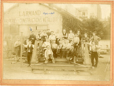 Atelier Armand, serrurerie et constructions métalliques, 1902 Vintage silver pri