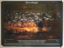 Affiche ARTHUS-BERTRAND Photo ETRE REFUGIÉ Développement Durable