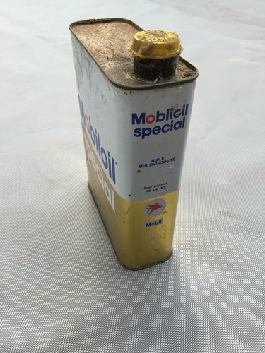 Ancien bidon huile mobiloil - d'huile,