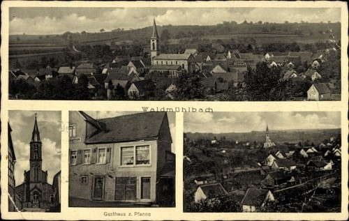 Postcard waldmühlbach - postcard,