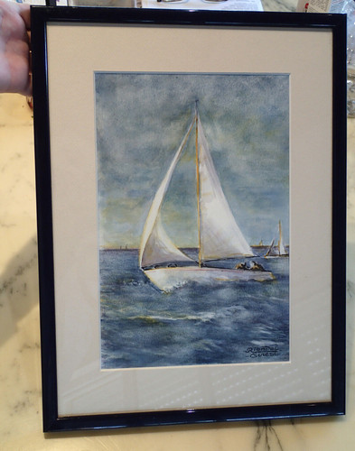 Marine voiliers aquarelle - marine,
