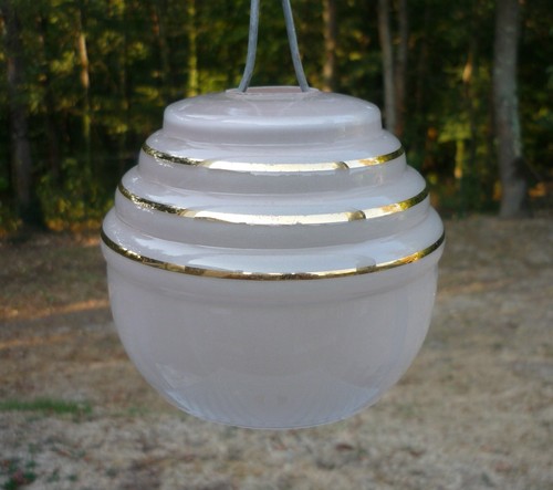 Globe ancien verre - , teinté