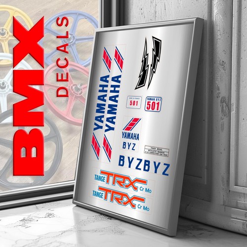 Kit stickers bmx yamaha byz - bmx,