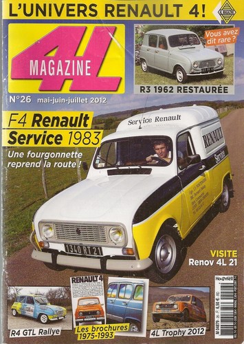 Magazine renault 3 1962 - 26,